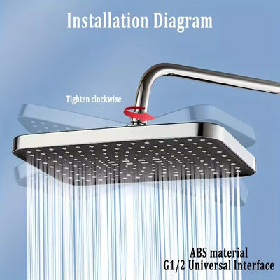 High Pressure Rainfall Shower Head