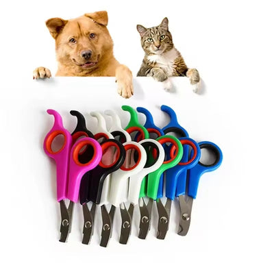 1PC Stainless Steel Dogs Cats Claw Nail Tools Puppy Nail Clipper Trimmer Cutter Cat Dog Grooming Nail Clippers Pet Toe Care