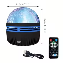 USB Auto Rotating Galaxy Projector Aurora 5V Night Lights