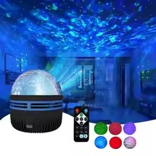 USB Auto Rotating Galaxy Projector Aurora 5V Night Lights