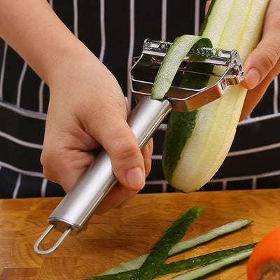 Stainless Steel Multifunctional Vegetable/Fruit Peeler, Potato Slicer, Household Shredder