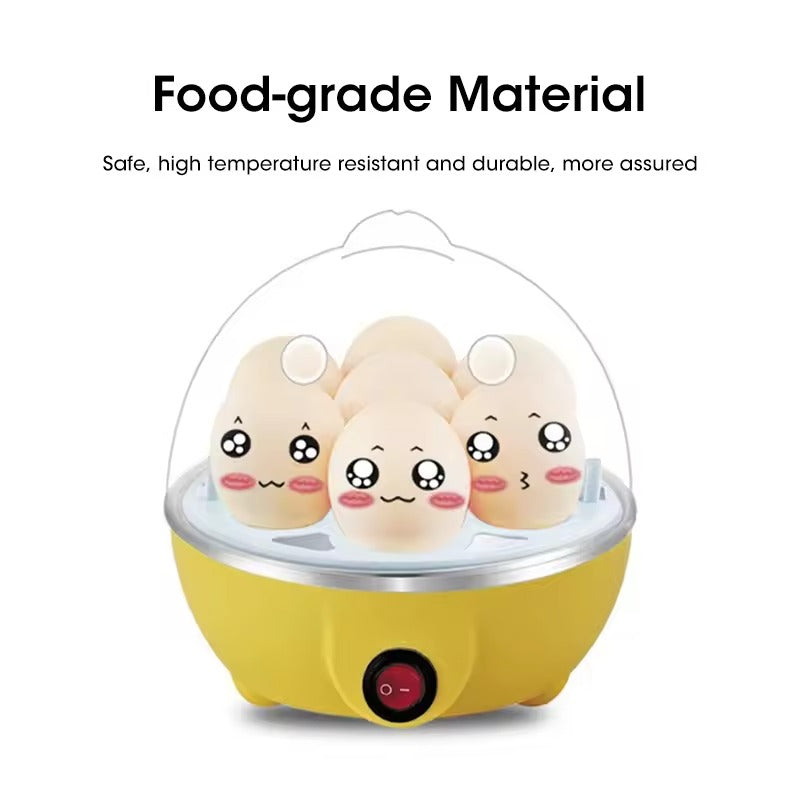 Egg Cooker Automatic Power Off Home 7 Eggs Multi-Functional Steamed Egg Custard Boiled Egg Machine Breakfast Artifact