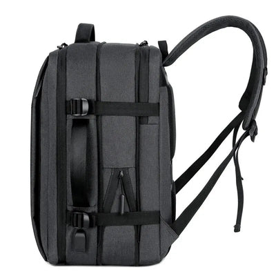 Expandable Waterproof Fashionable Backpack Travel/Business/School/Laptop Backpack With USB Charging Port