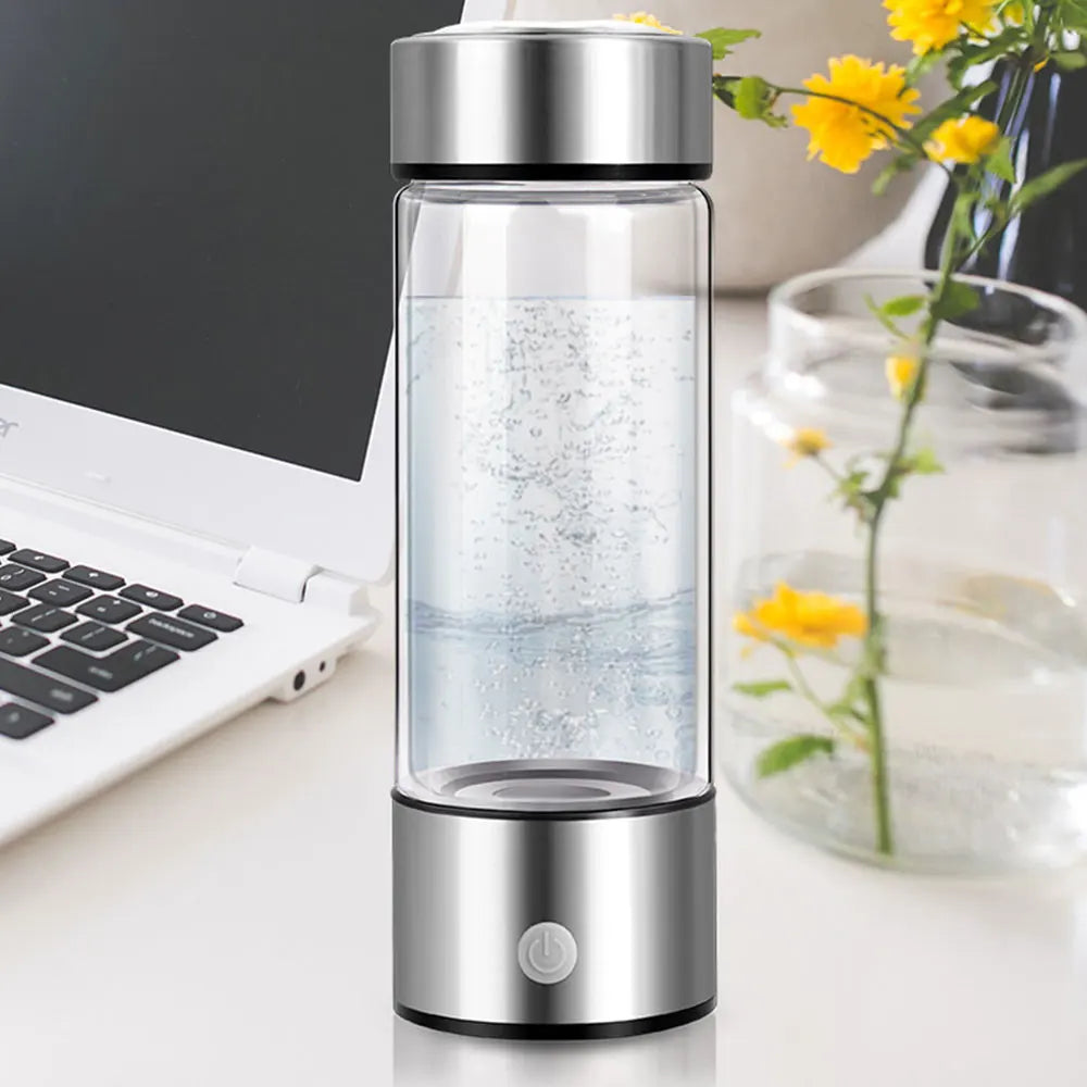 Hydrogen Water Generator Alkaline Maker Rechargeable Water Ionizer Bottle