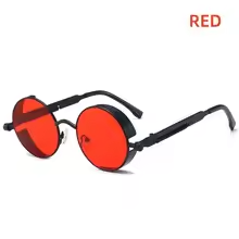 Steampunk Round Retro Sunglasses – Unisex Trendy Fashion