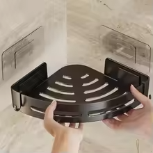 No-Punch Bathroom Storage