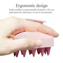 Silicone Scalp Massage & Shampoo Brush