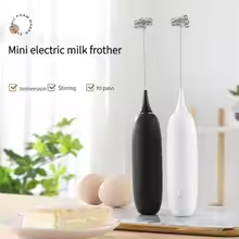 Handheld Battery-Powered Milk Frother & Egg Beater