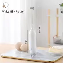 Handheld Battery-Powered Milk Frother & Egg Beater