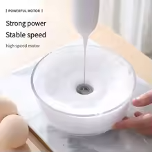 Handheld Battery-Powered Milk Frother & Egg Beater