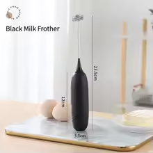 Handheld Battery-Powered Milk Frother & Egg Beater