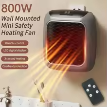 Compact Portable Electric Heater - Energy-Saving Bedroom Warmer