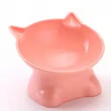 Nordic Style Anti-Tip Cat Bowl with Cervical Protection