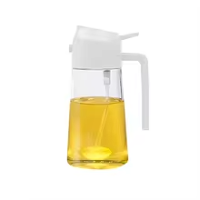 2-in-1 500ml Oil Spray Bottle & Dispenser for Cooking